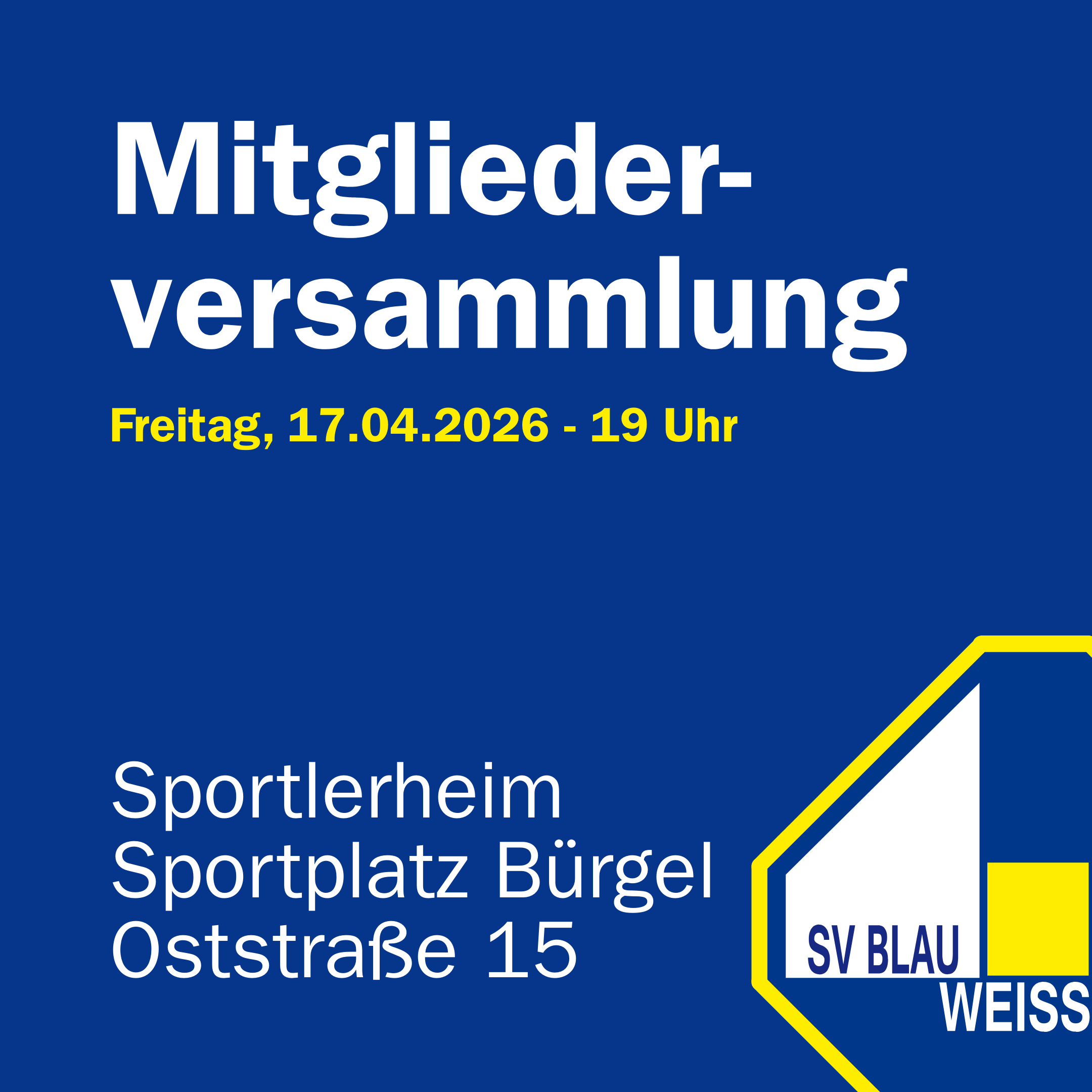Mitgliederversammlung