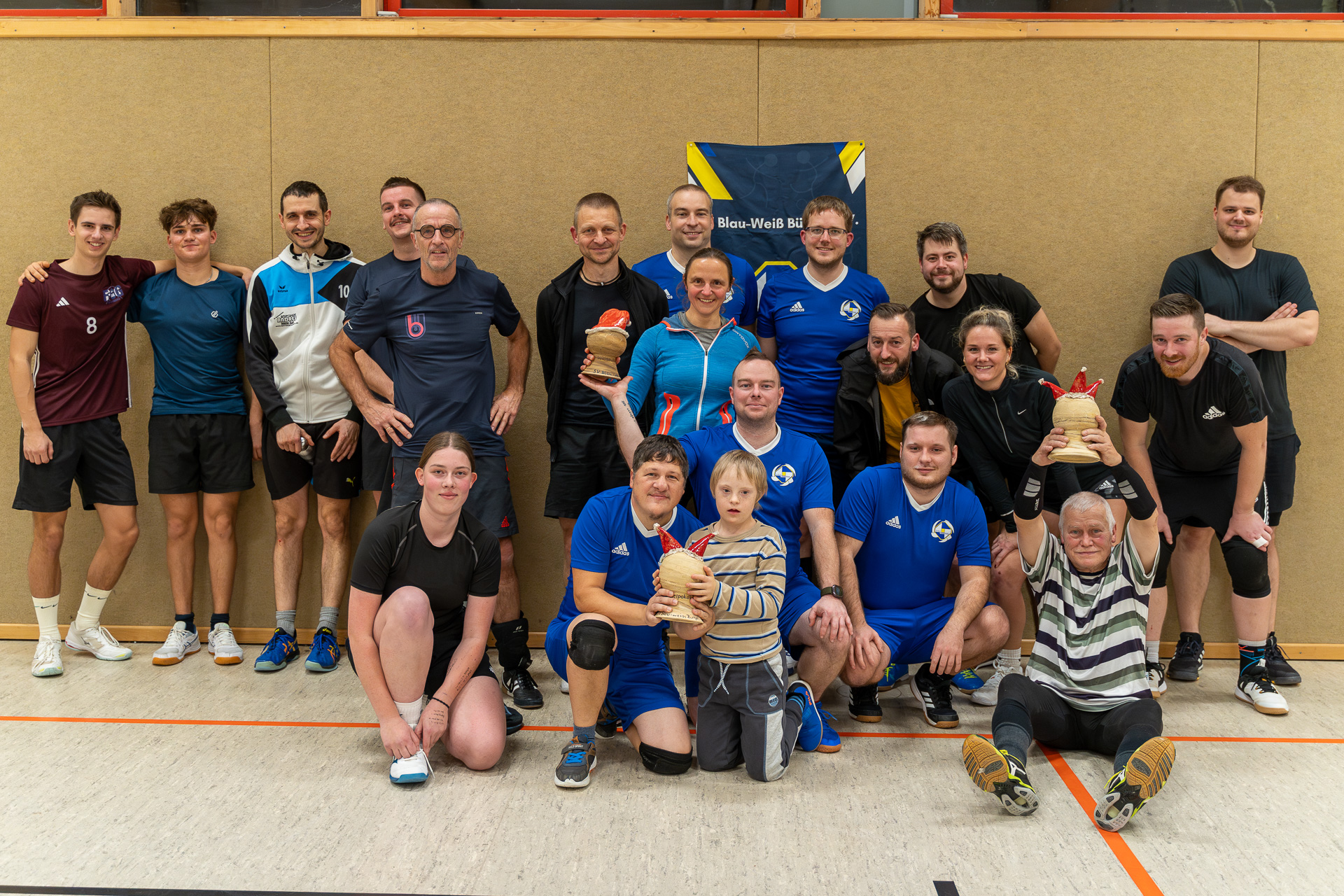 Gruppenbild der Abteilung Volleyball